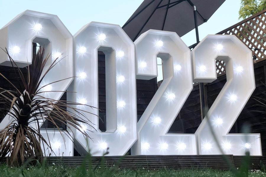 2022 giant LED letters